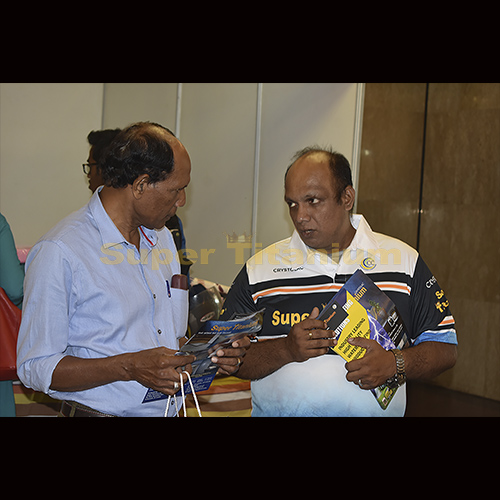 Crystolac super Titanium stall at Construct 2023 Exhibition-BMICH photo